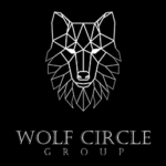 wolf circle group icon